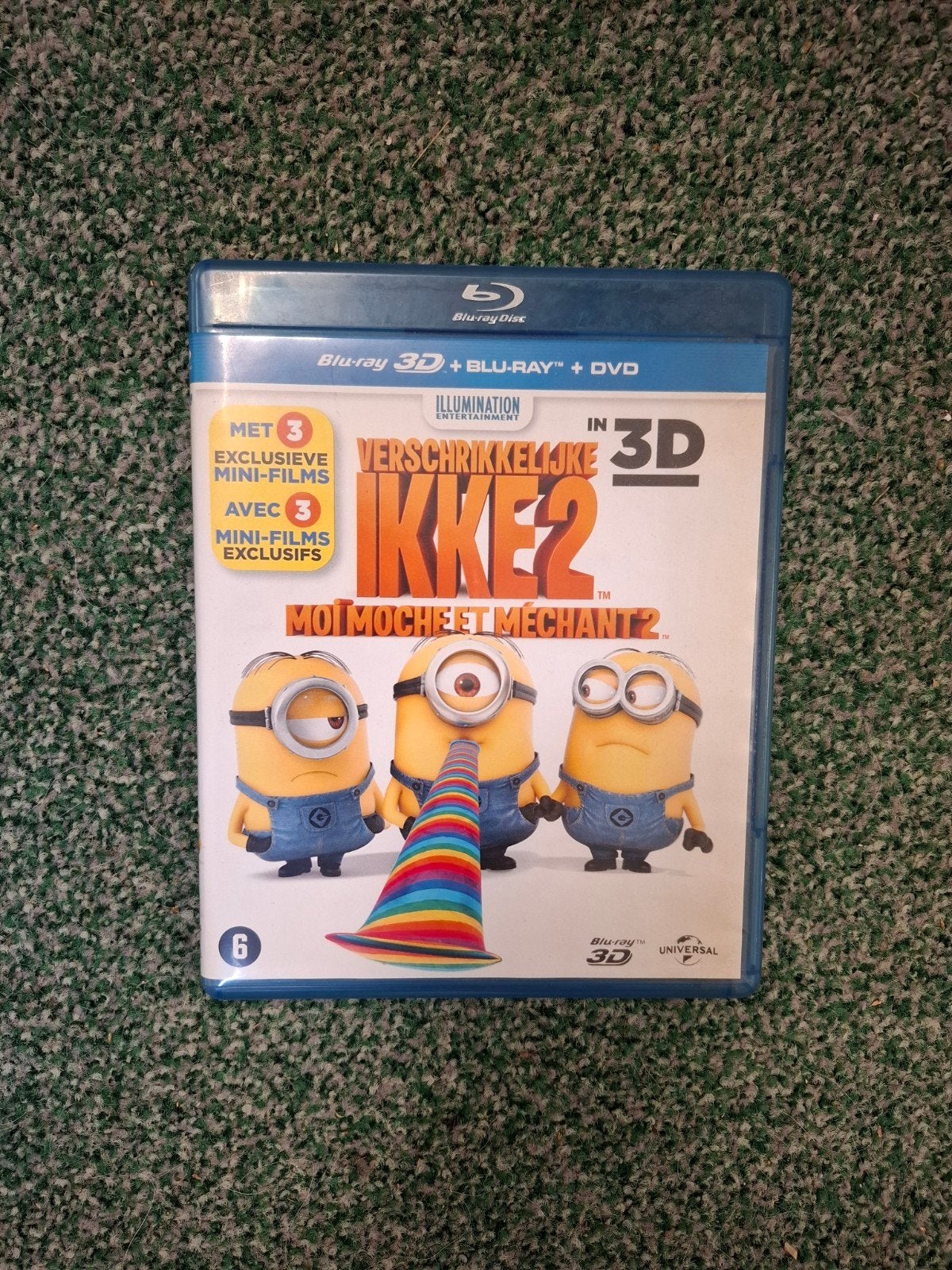 Verschrikkelijke Ikke 2 - Blu-ray 3D + Blu-ray + DVD, Inclusief DVD, Alle leeftijden, Film, Ophalen of Verzenden