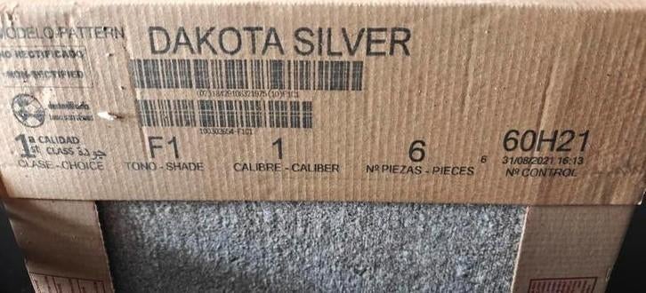 4 dozen wandtegels Dakota silver, Doe-het-zelf en Verbouw, Tegels, Ophalen, 40 tot 60 cm, Nieuw, Minder dan 5 m²