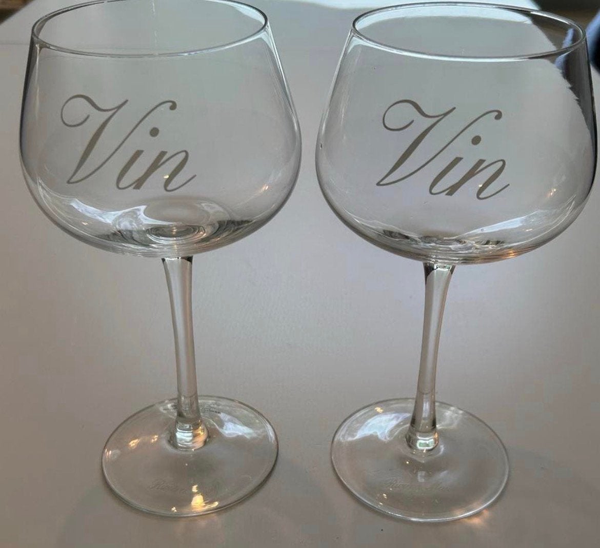Riviera Maison Wijn Glazen - Set van 2, Ophalen of Verzenden, Zo goed als nieuw, Overige typen