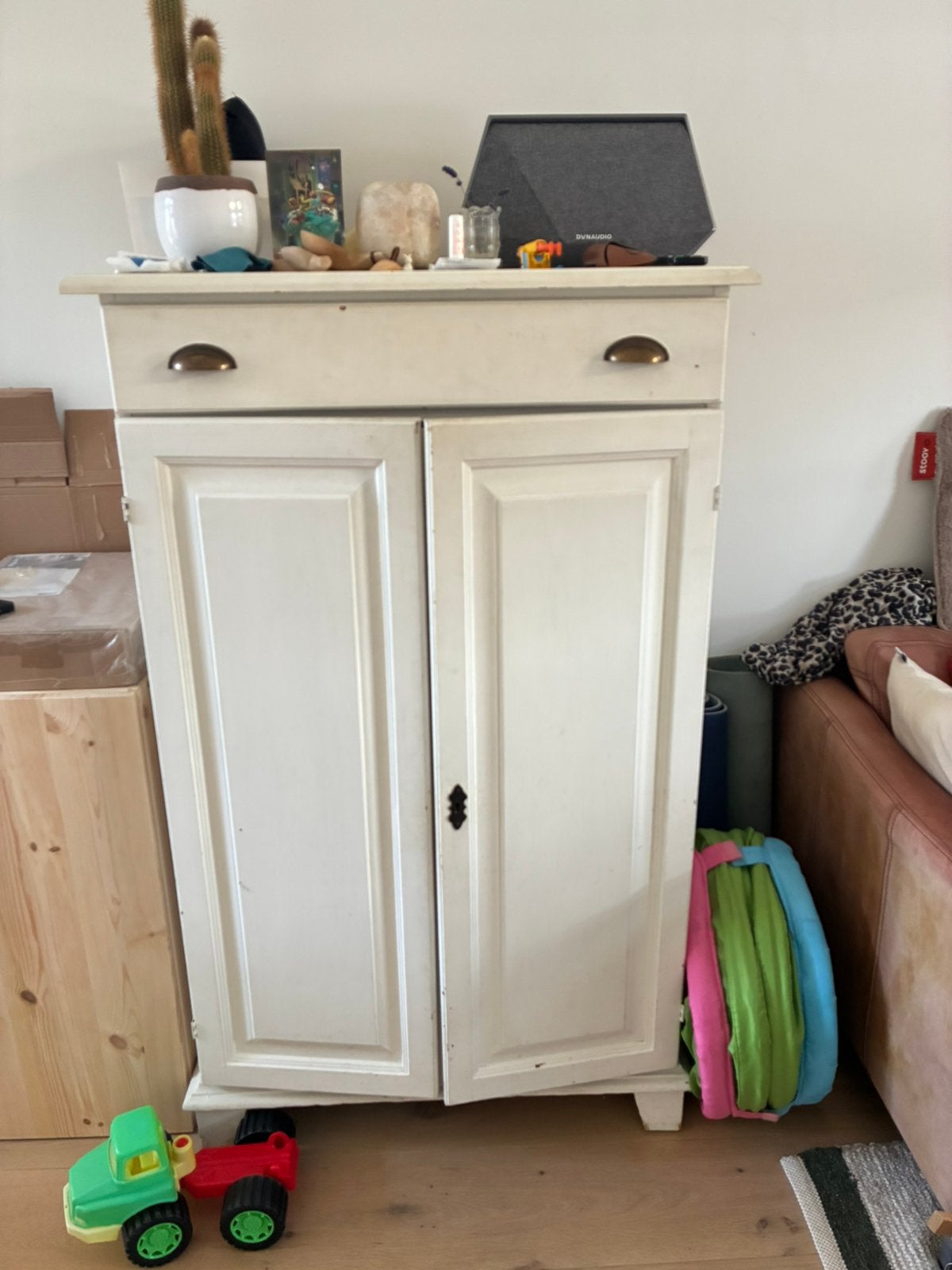 Kast, Huis en Inrichting, Kasten | Computermeubels, Ophalen, Gebruikt, 70 tot 120 cm, 120 tot 170 cm