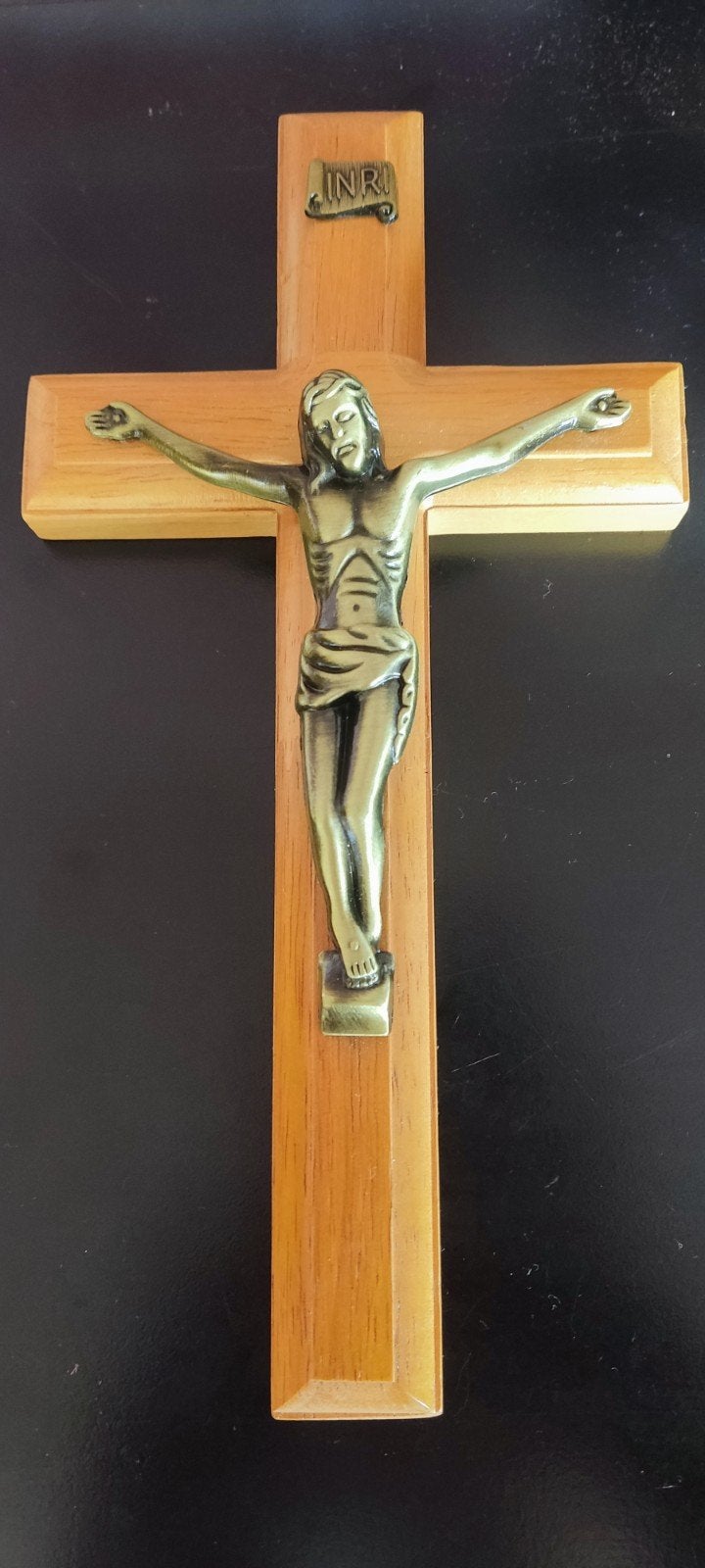 Prachtig Religieus Kruis van hout, Antiek en Kunst, Ophalen of Verzenden