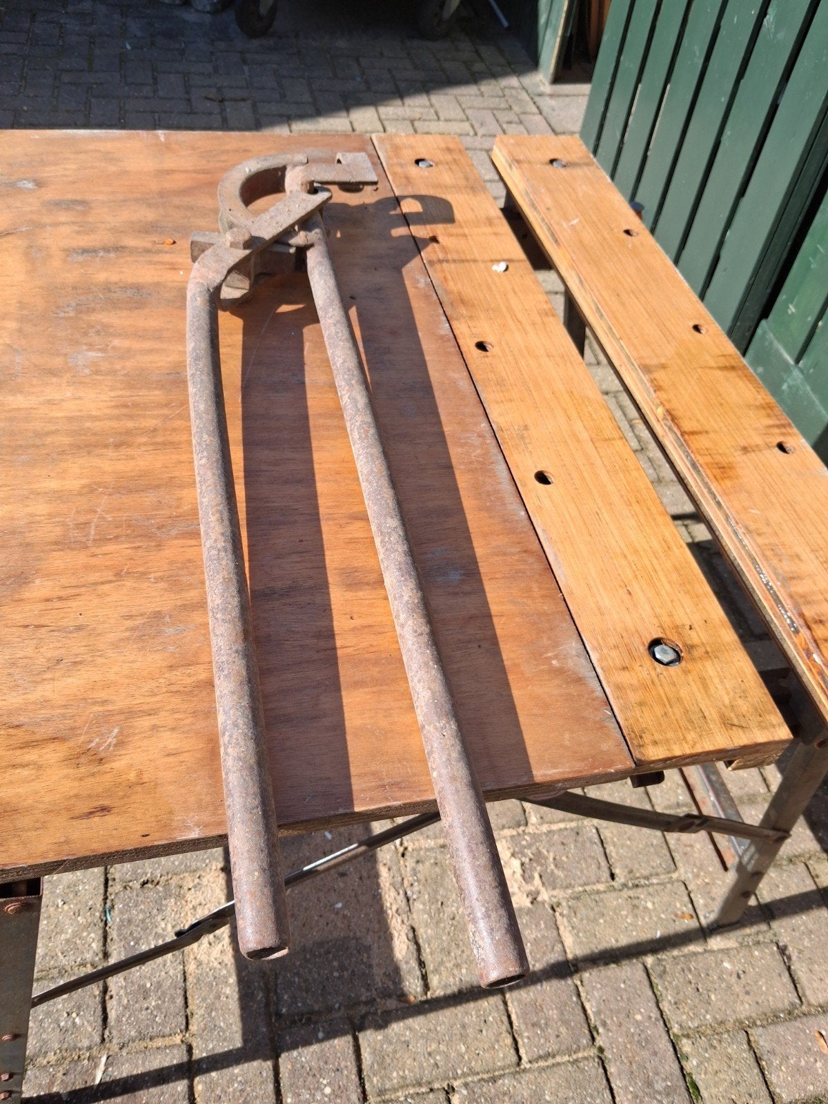 buigijzer 22mm, Ophalen of Verzenden, Gebruikt, Minder dan 180 cm, Palen