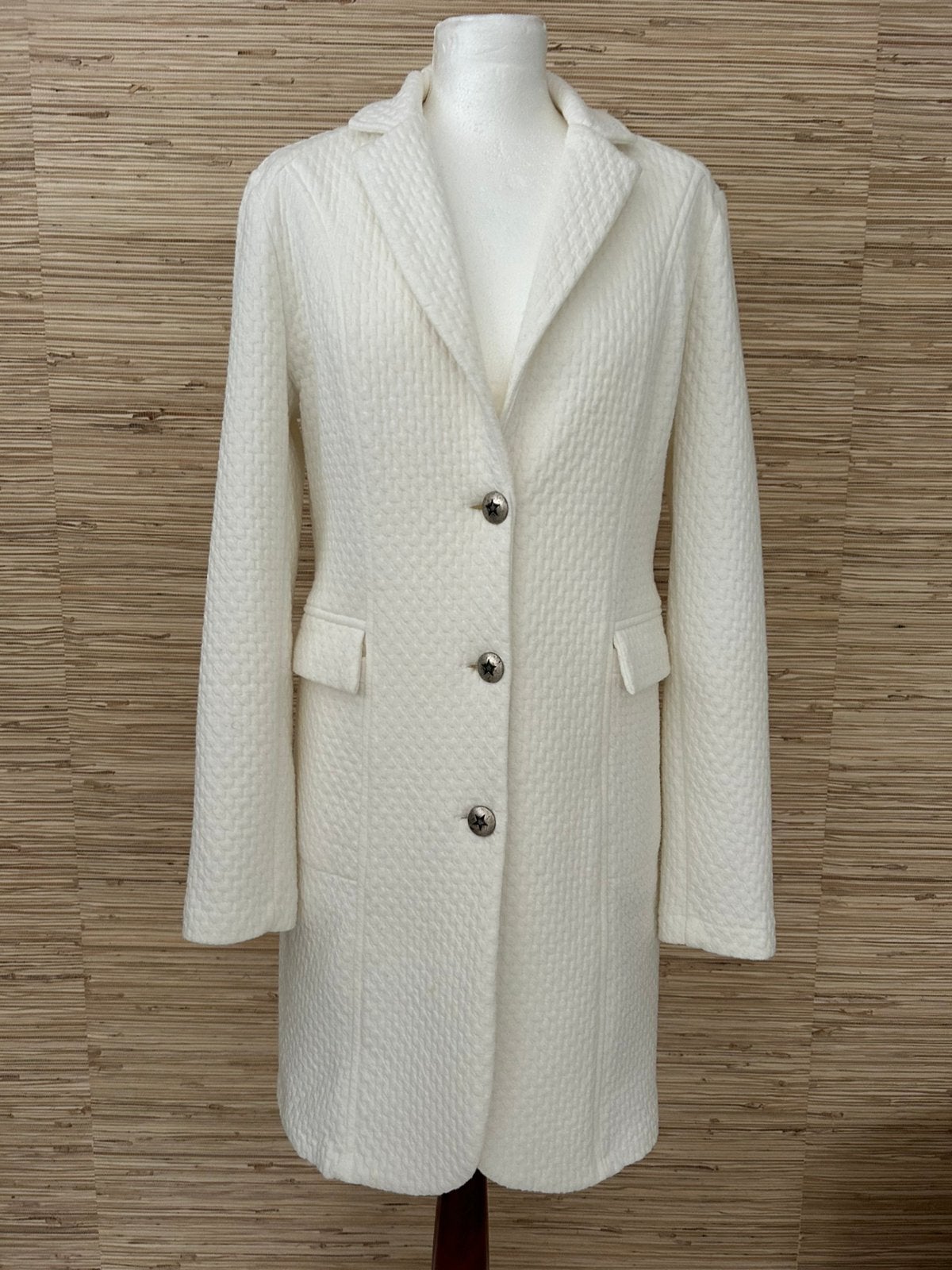 ZGAN Helana Hart blazer M (valt klein), Kleding | Dames, Ophalen of Verzenden, Zo goed als nieuw, Maat 36 (S), Wit