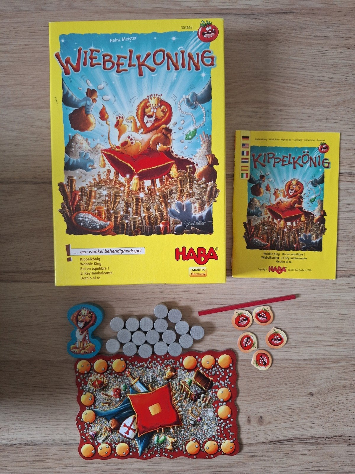 Haba Wiebelkoning evenwichtsspel, Een of twee spelers, Ophalen of Verzenden, Zo goed als nieuw, HABA