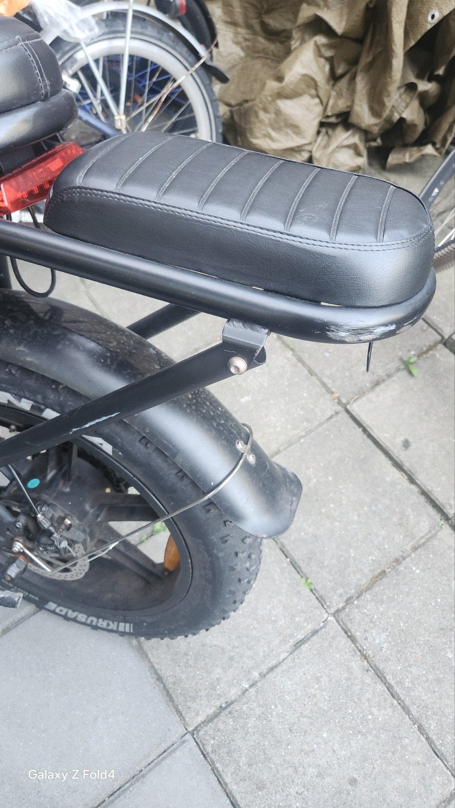 Achterzitje Fatbike V8 2.0 - Comfortabel en Stevig, Ophalen of Verzenden, Gebruikt, Overige typen, 60 tot 80 kg