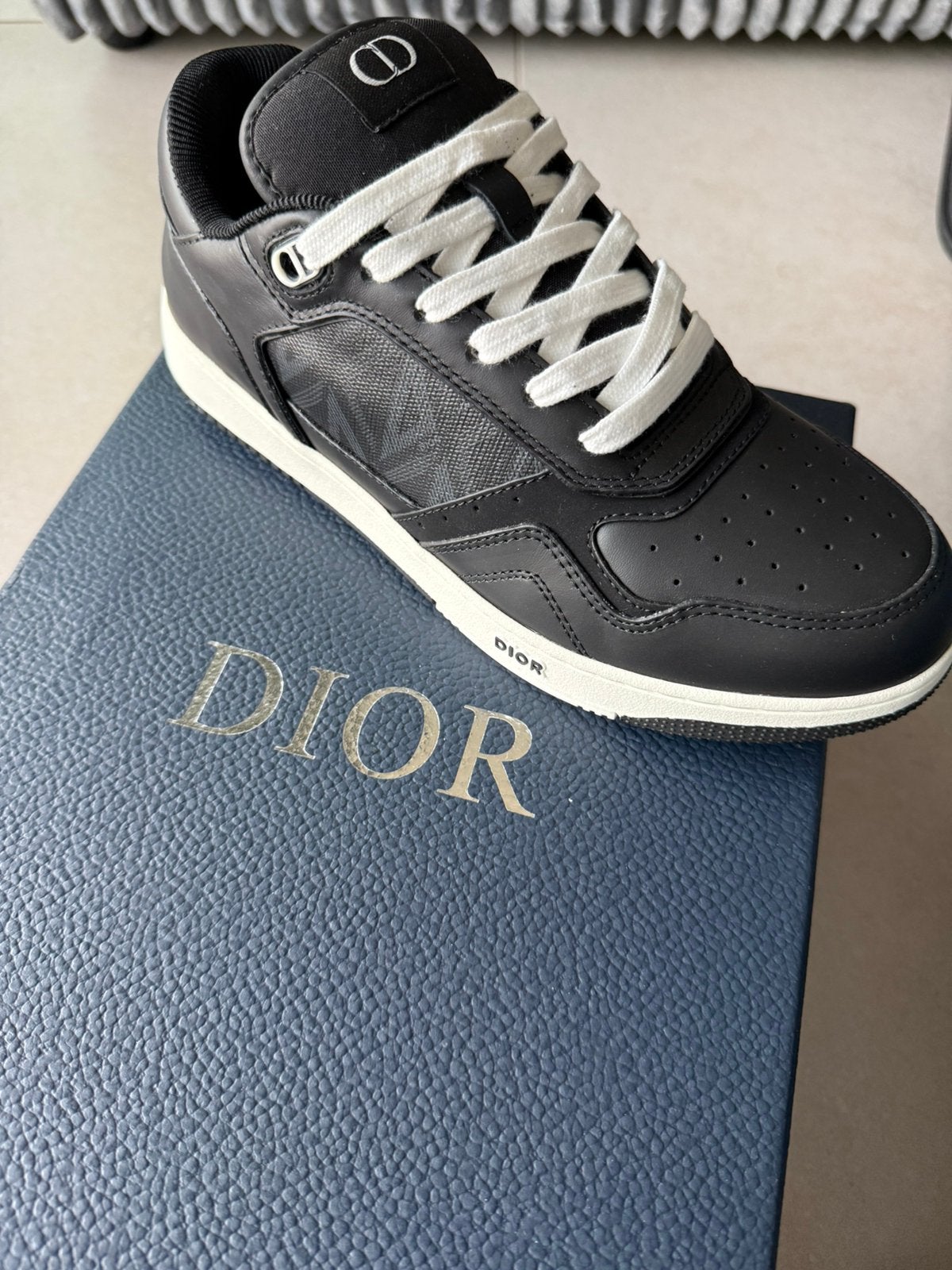 Dior B27 low diamond sneaker schoenen nieuw, Ophalen of Verzenden, Nieuw, Zwart