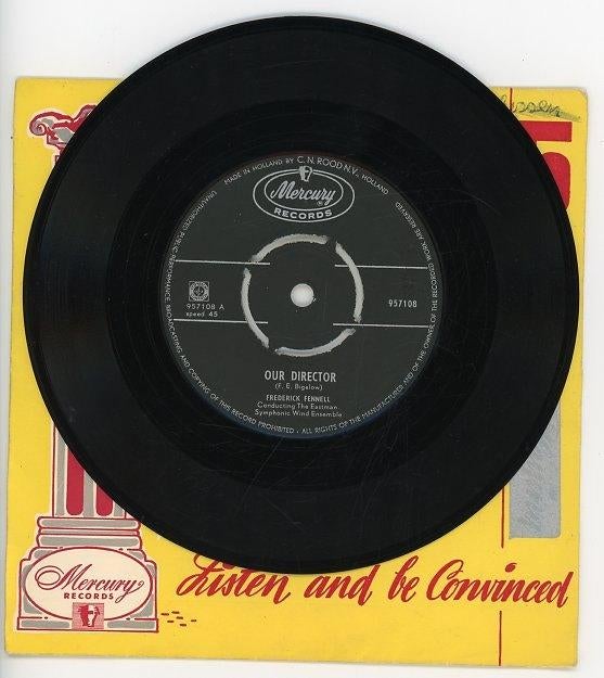 Single van Frederick Fennell uit 1960- made in holland, Inclusief binnenhoes, Ophalen of Verzenden, Gebruikt, Pop