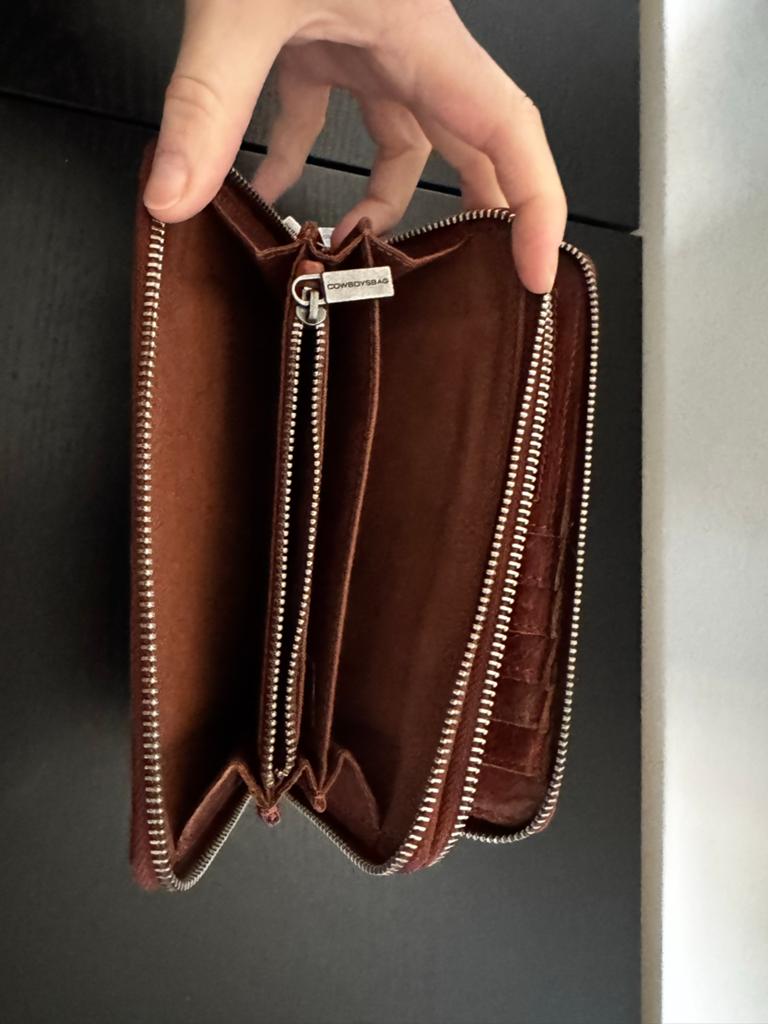 Cowboysbag Portemonnee - Zo goed als nieuw, Overige merken, Bruin, Ophalen of Verzenden, Zo goed als nieuw