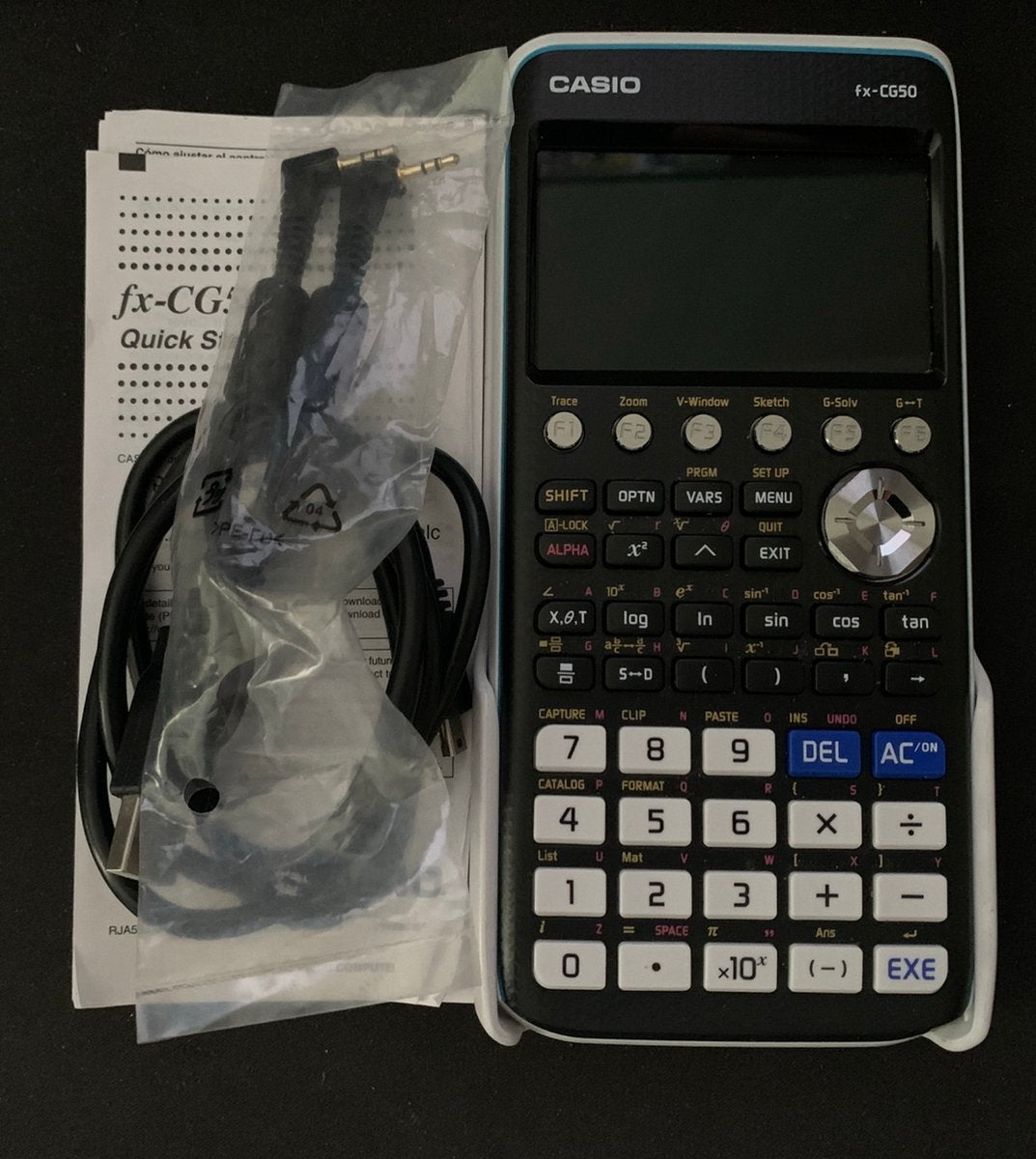 Casio fx-CG50 grafische rekenmachine, Diversen, Rekenmachines, Verzenden, Grafische rekenmachine, Zo goed als nieuw