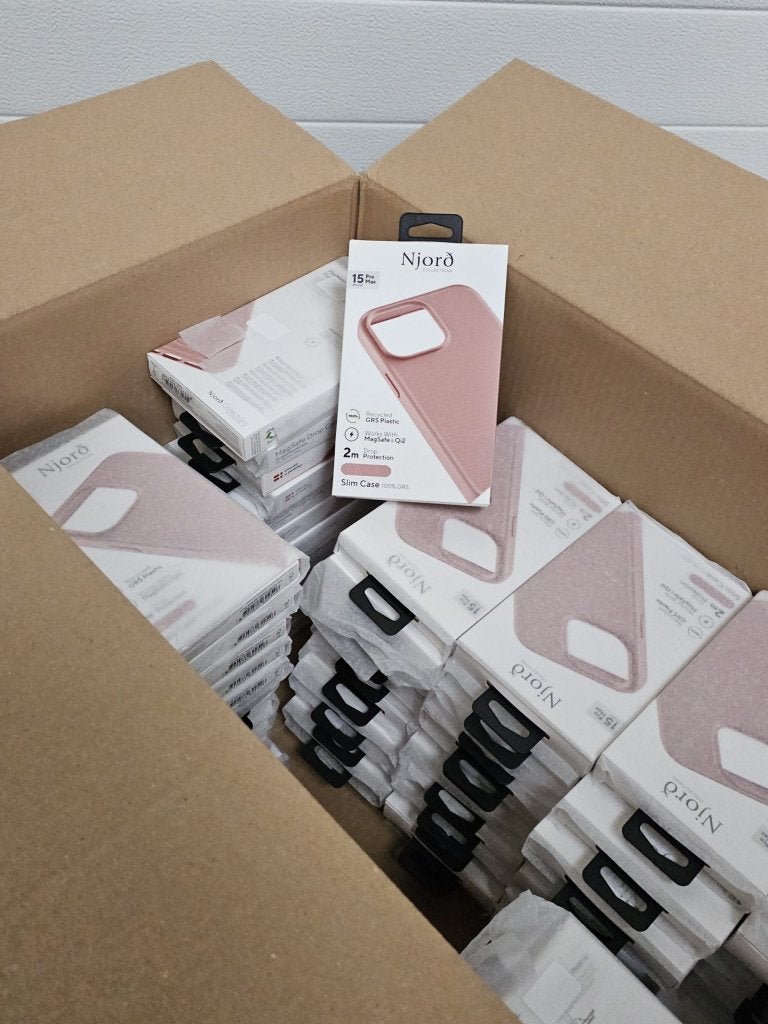 Partij 60x: Njord Collections iPhone 15 Pro Max Roze | Nieuw, Info@njordcollections.com, Nieuw, Ophalen of Verzenden, Hoofdveste 19, 3992DH Houten, Nederland