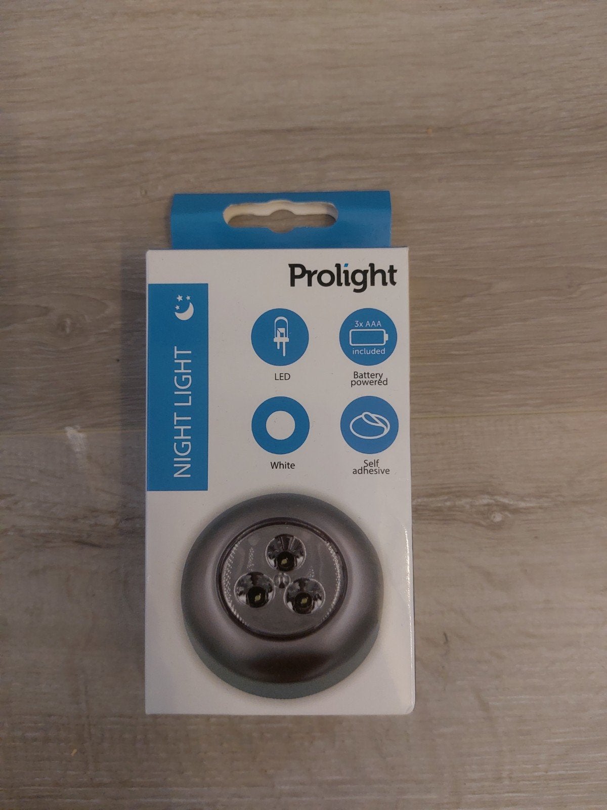 ProLight LED Nachtlampje - Wit, Batterijgevoed, Zelfklevend, Wit, Prolumia, Nieuw, Ophalen of Verzenden