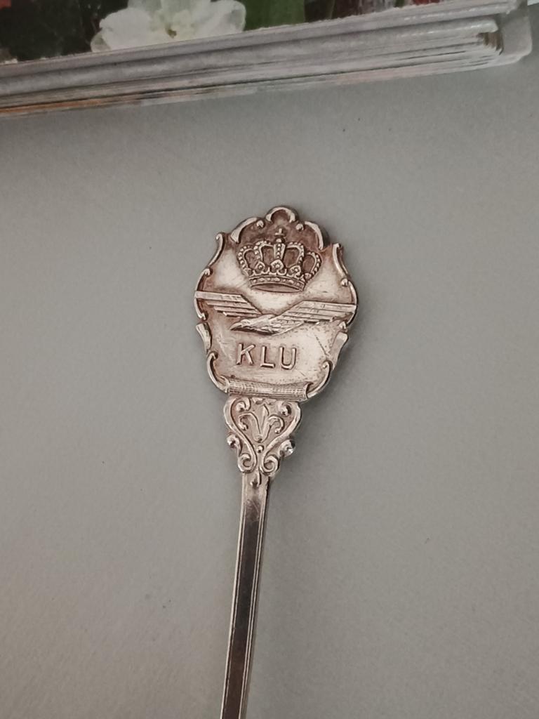 Oud lepeltje KLU, Ophalen of Verzenden, Luchtmacht, Nederland, Overige typen