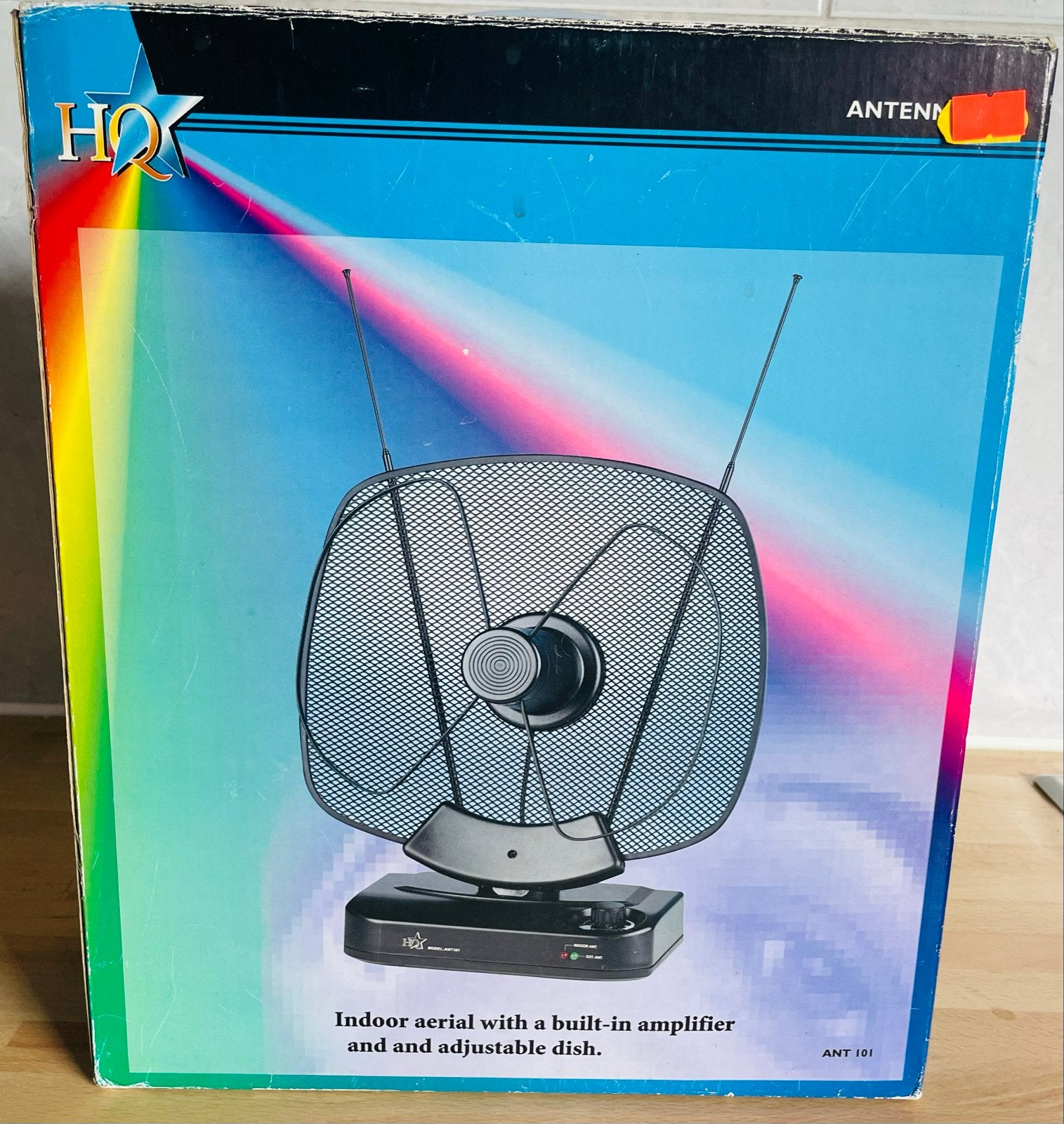 HQ Indoor Antenne met Versterker en Verstelbare Schotel, Ophalen of Verzenden, Nieuw, Antenne