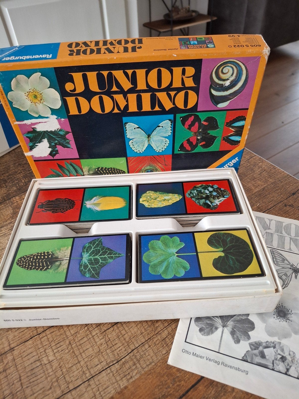 Junior domino vintage, Ophalen of Verzenden