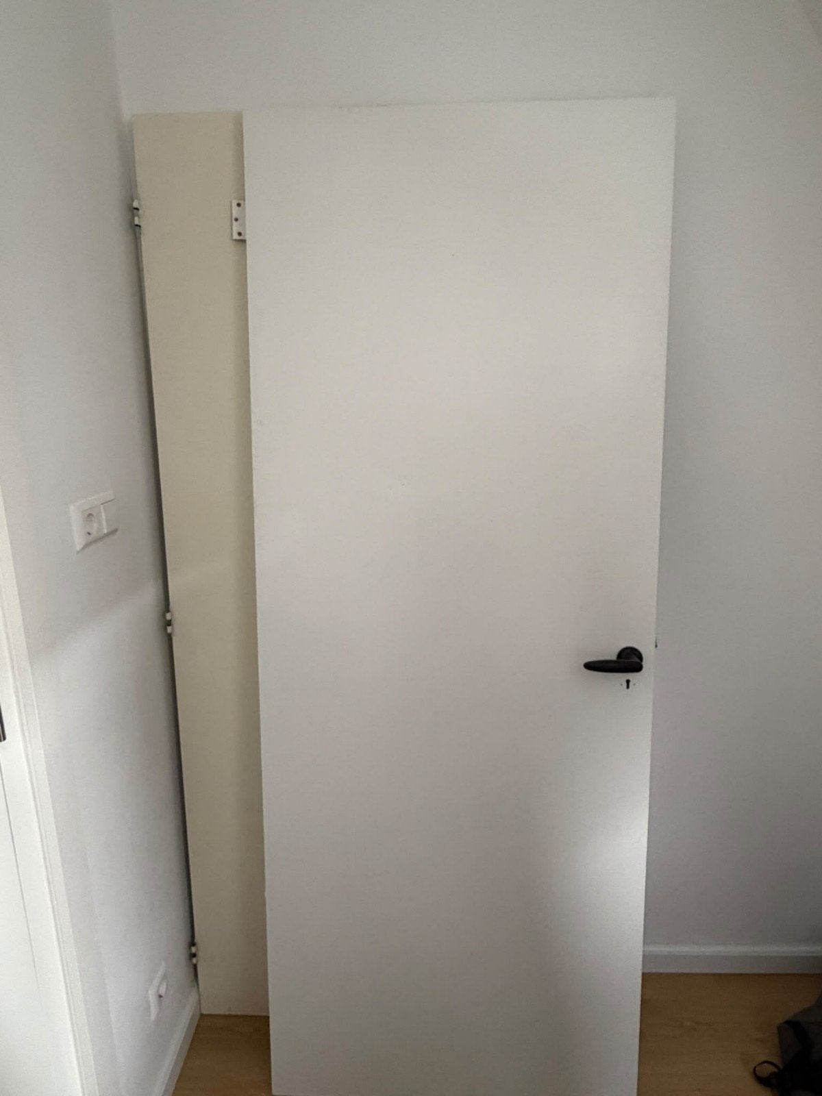 Twee binnendeuren wit met beslag, Ophalen, Gebruikt, 80 tot 100 cm, Binnendeur