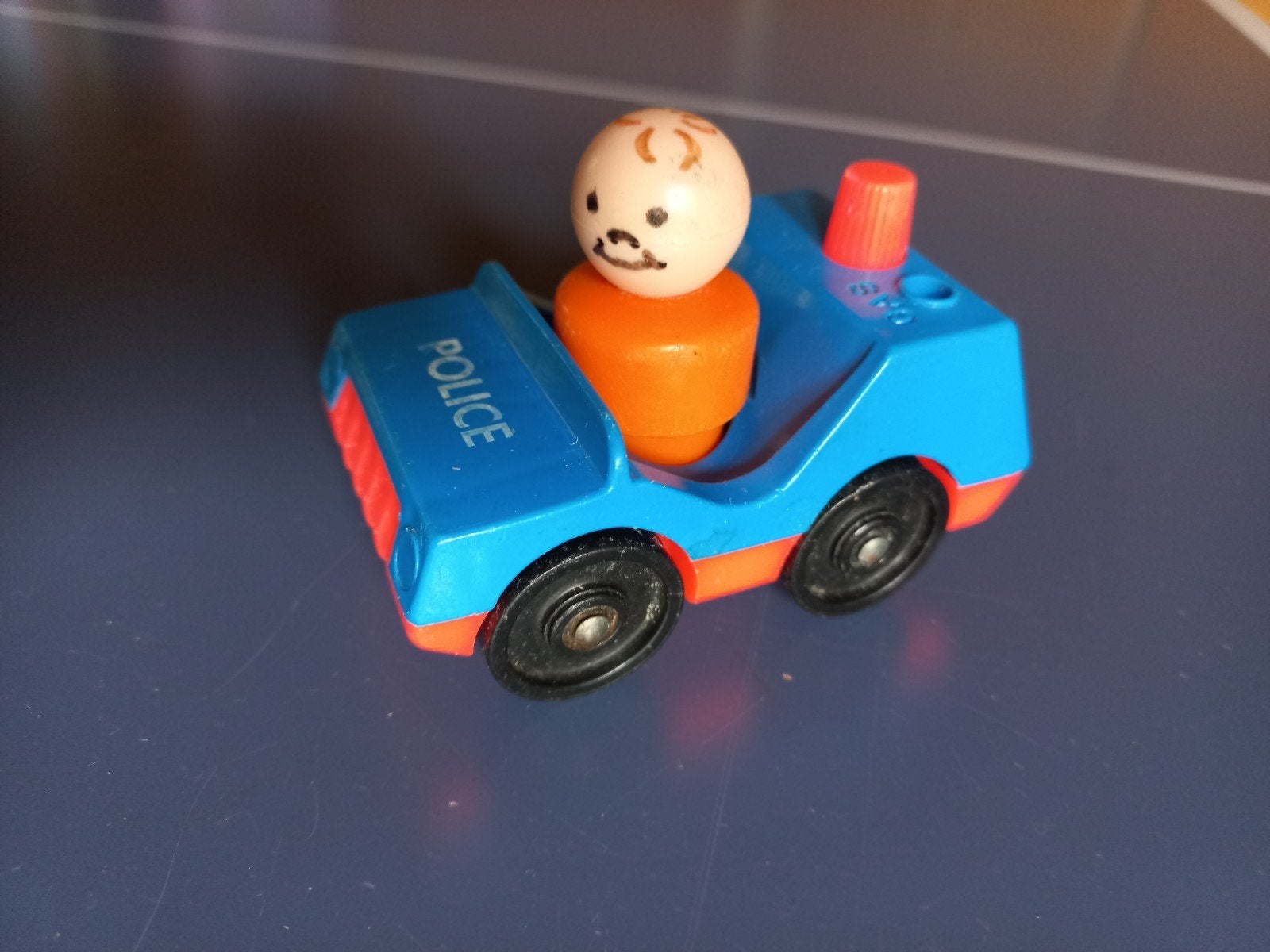 Fisher Price politie auto met poppetje., Ophalen of Verzenden, Zo goed als nieuw, Auto of Voertuig