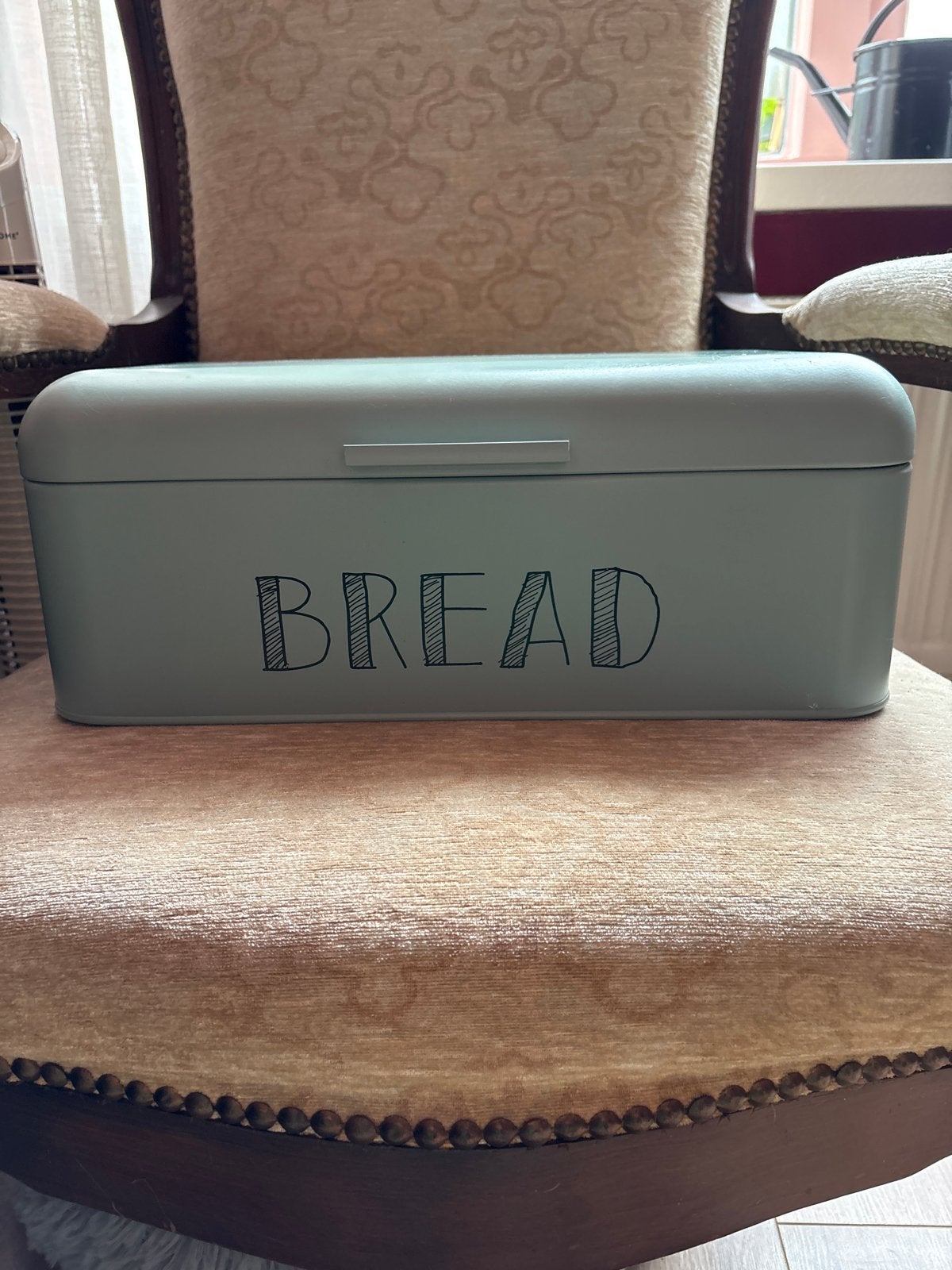 Broodtrommel 'Bread' - Lichtblauw/Mintgroen, Ophalen, Metaal, Broodtrommel, Overige merken