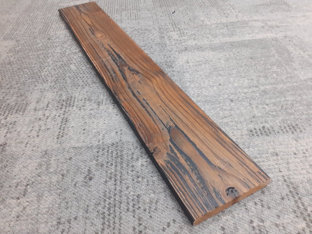 Thermisch Vuren gevel / wandbekleding - zwart geborsteld, Ophalen of Verzenden, Nieuw, 250 cm of meer, Planken