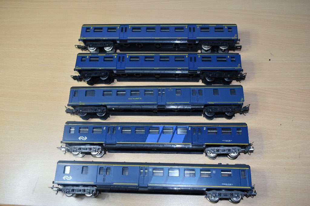 5  NS Lima rijtuigen in zeer nette staat, Gelijkstroom, Wagon, Ophalen of Verzenden, Lima