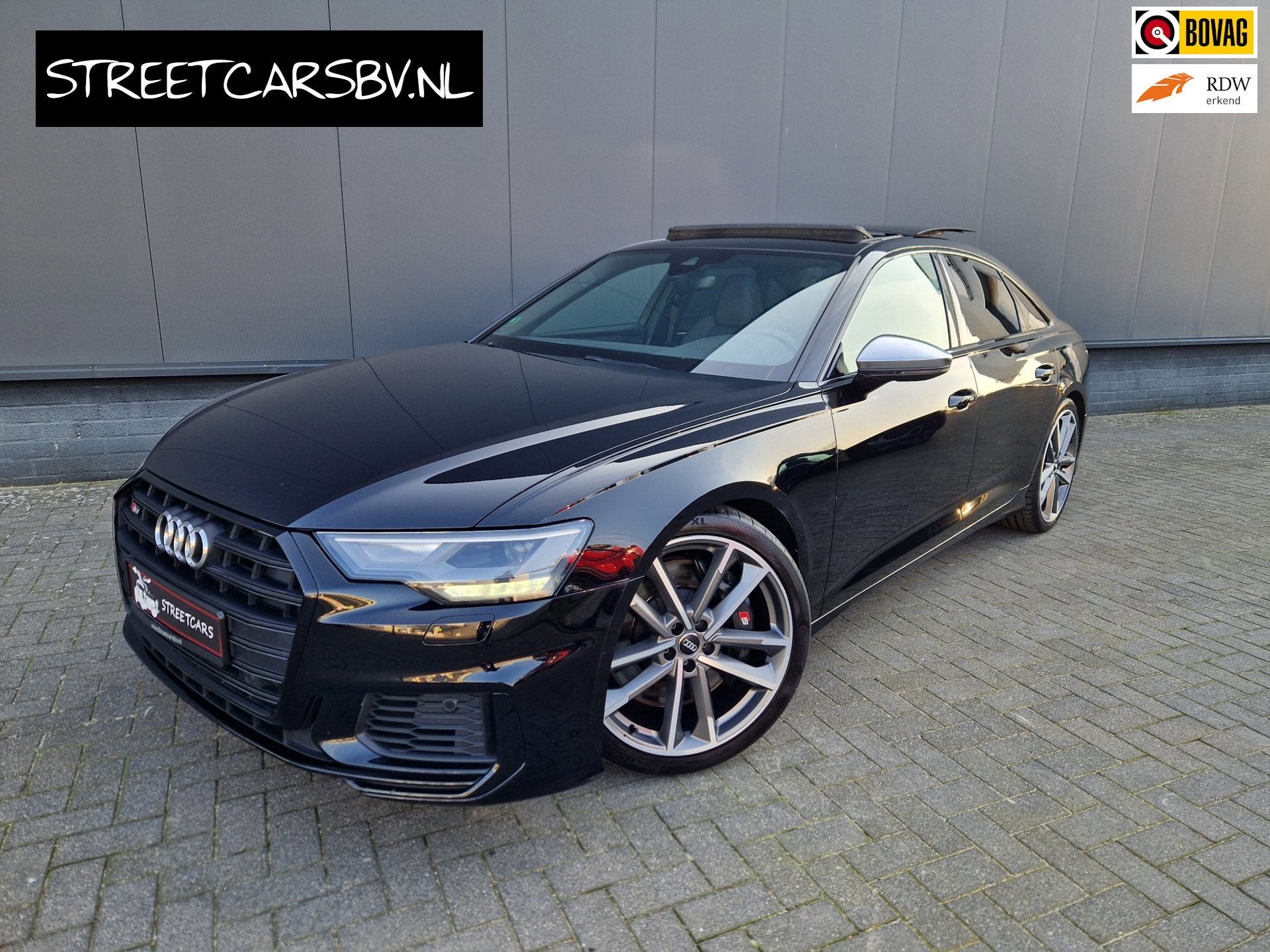 Audi S6 Sedan TDI Quattro 350Pk/Pano/B&O/Full!1e eigenaar!, Automaat, 12 maanden, Gebruikt, Zwart