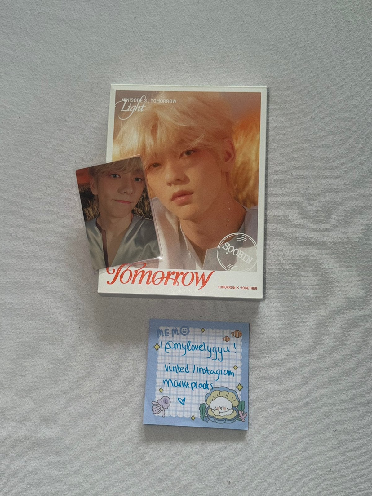TXT act promise light version soobin album complete, Ophalen of Verzenden, Nieuw, Cd of Plaat