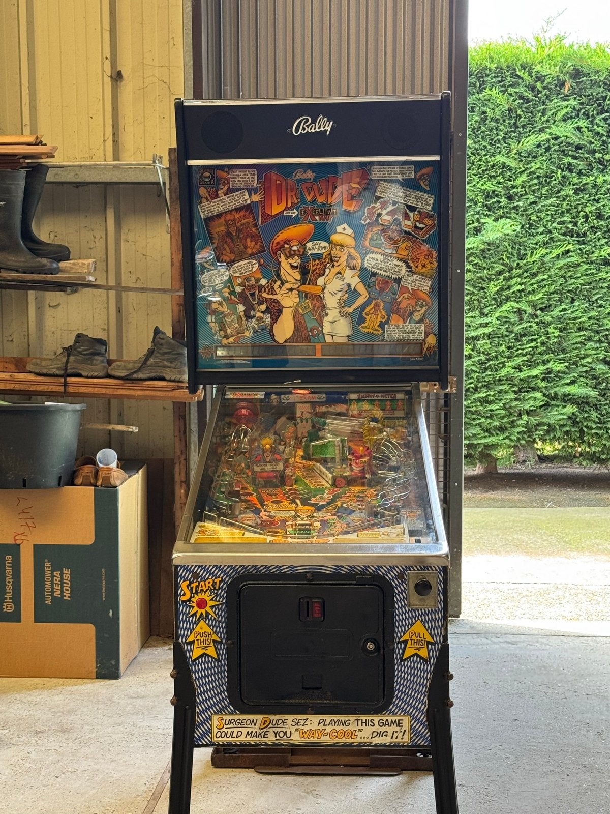 Bally Dr. Dude and His Excellent Ray Flipperkast, Ophalen, Gebruikt, Elektronisch, Bally