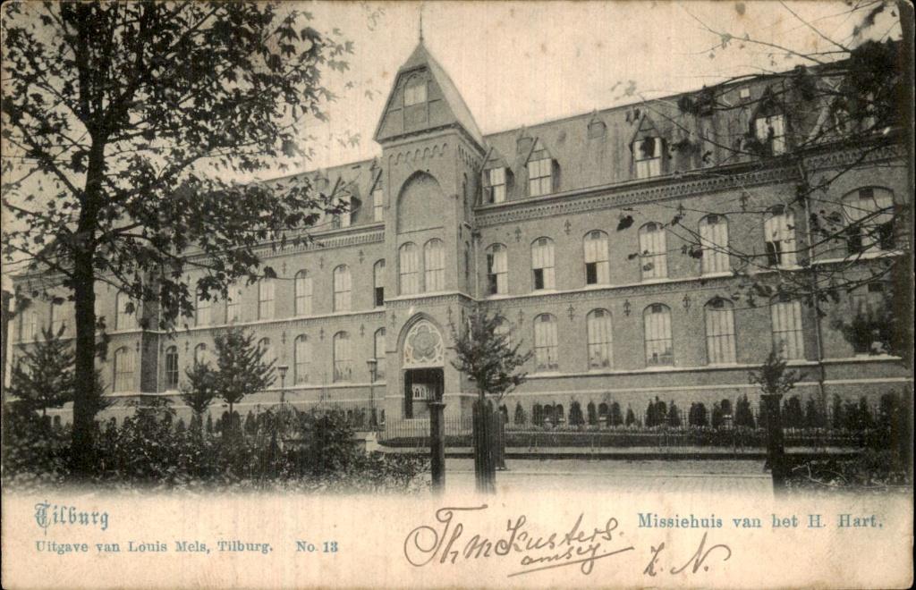Tilburg - Missiehuis - van het H. Hart, Ophalen of Verzenden, Voor 1920, Gelopen, Noord-Brabant