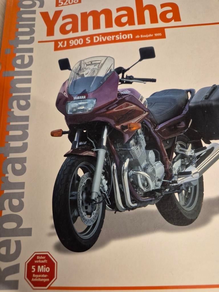 Vraagbaak Yamaha XJ 900 S Diversion motor werkplaatshandboek, Motoren, Ophalen of Verzenden, Yamaha