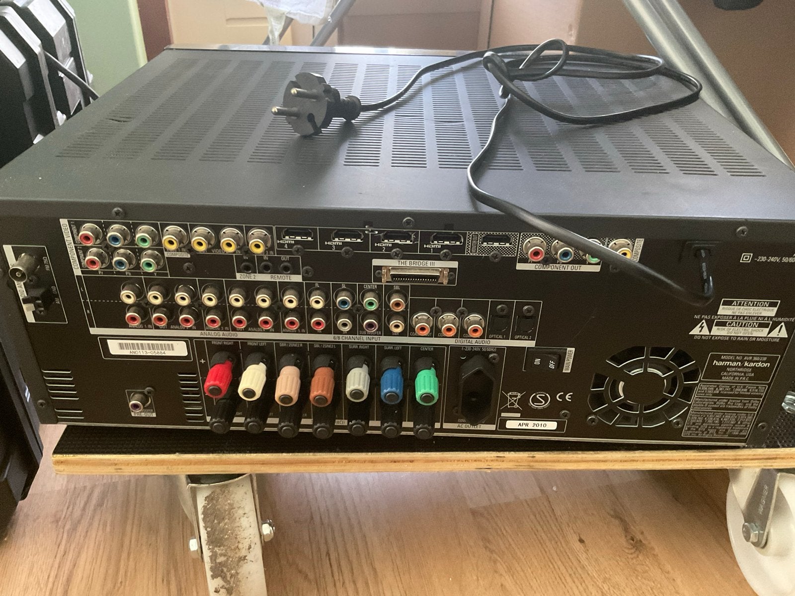 Harman Kardon AVR 3600 7.1 AV-receiver, Gebruikt, 120 watt of meer, Ophalen, Overige merken