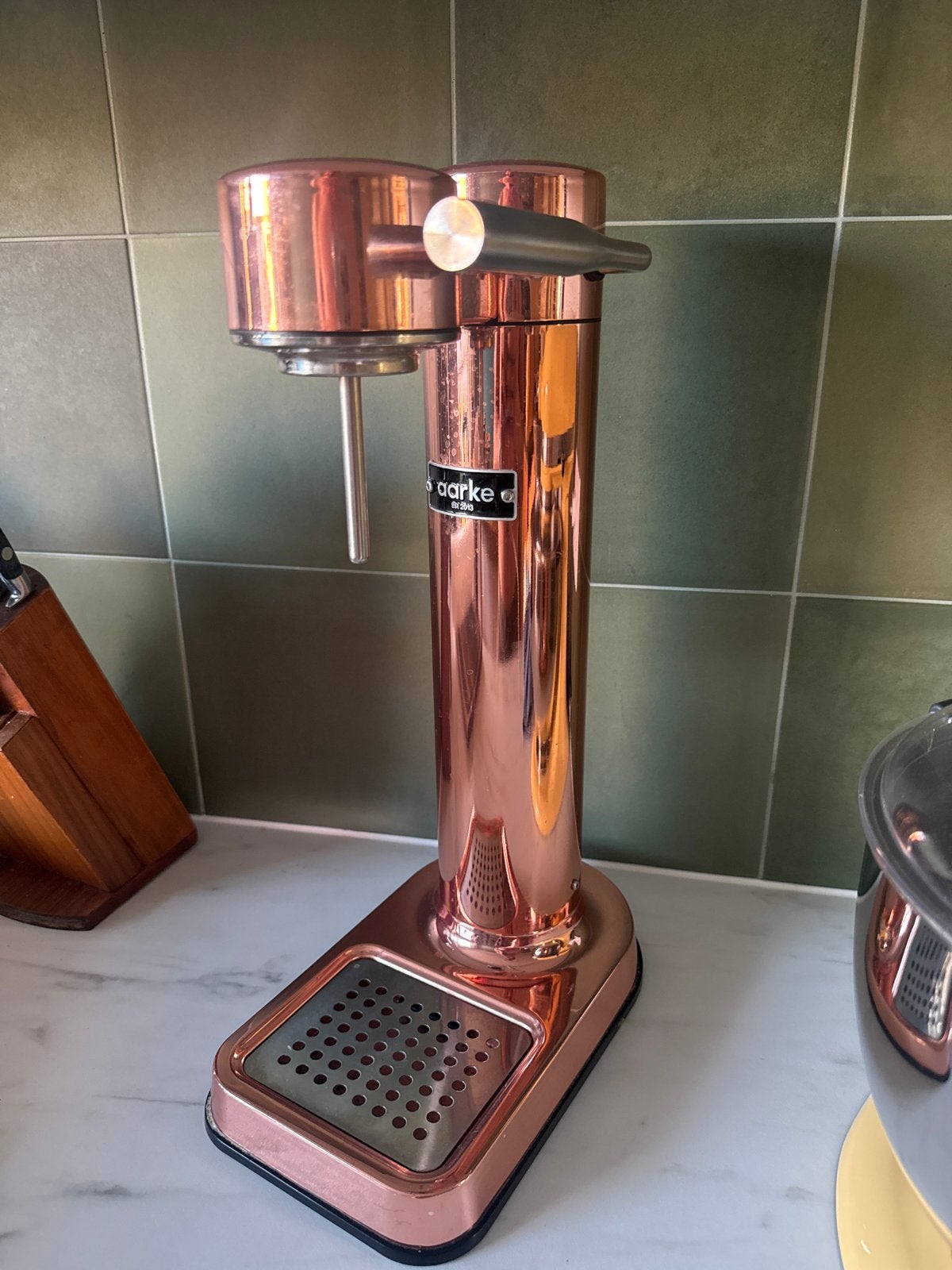 Aarke Carbonator II Sodastream - Koper, Ophalen, Zo goed als nieuw