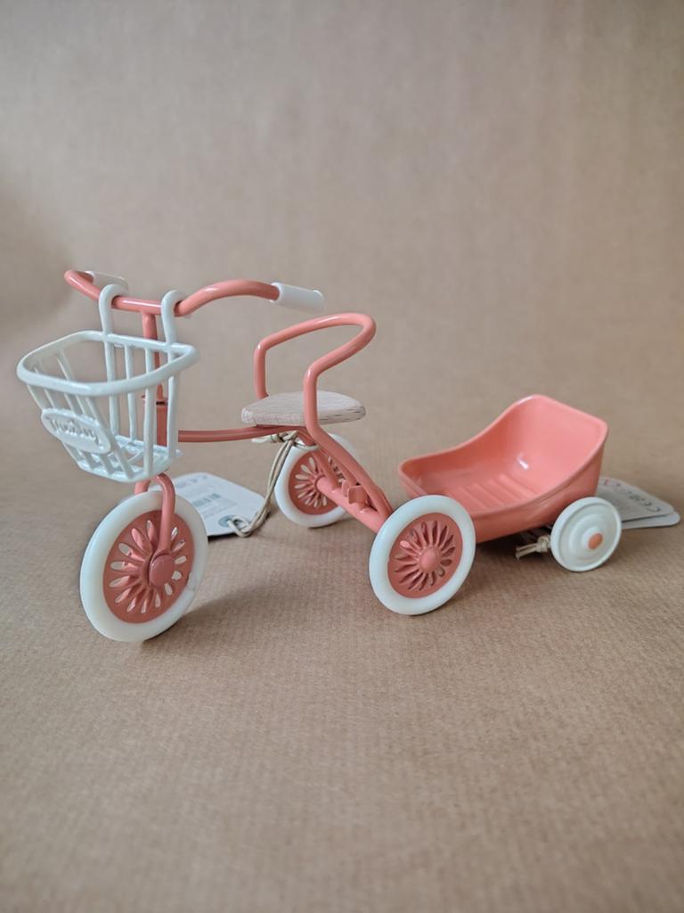 Nieuwe Maileg driewieler met aanhanger - Complete set, Ophalen of Verzenden, Nieuw, Toebehoren