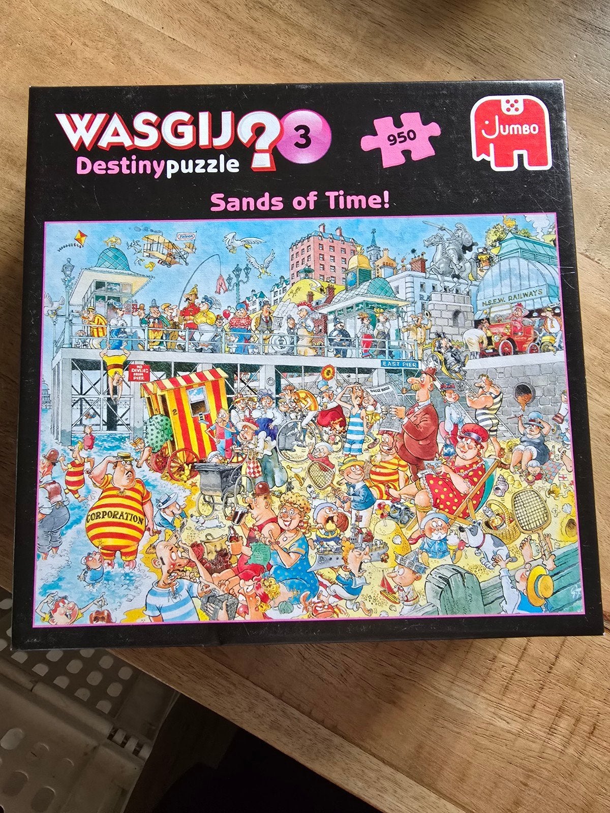 Wasgij? Destiny Puzzel 3: Sands of Time! (950 stukjes), Ophalen, 500 t/m 1500 stukjes, Zo goed als nieuw, Legpuzzel