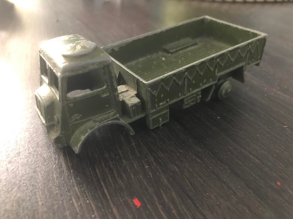 1:43 Oude Army wagon dinky Toys, Ophalen of Verzenden, Gebruikt, Bus of Vrachtwagen, Dinky Toys