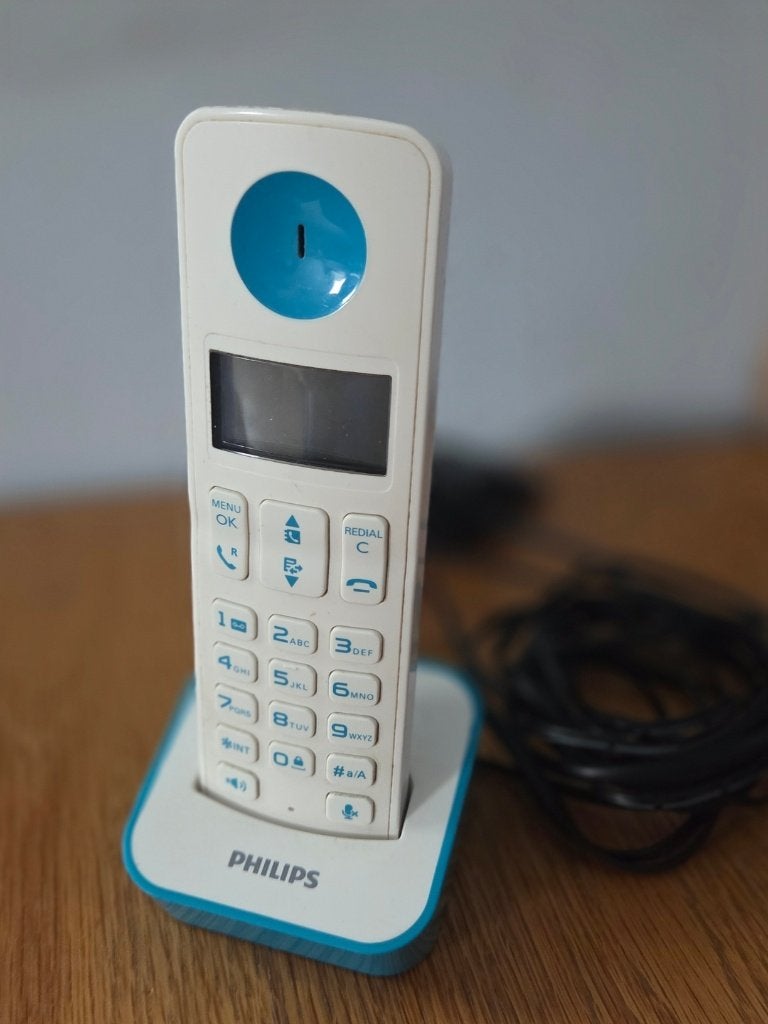 Draadloze analoge huistelefoon Philips D210, Ophalen of Verzenden, Gebruikt, 1 handset