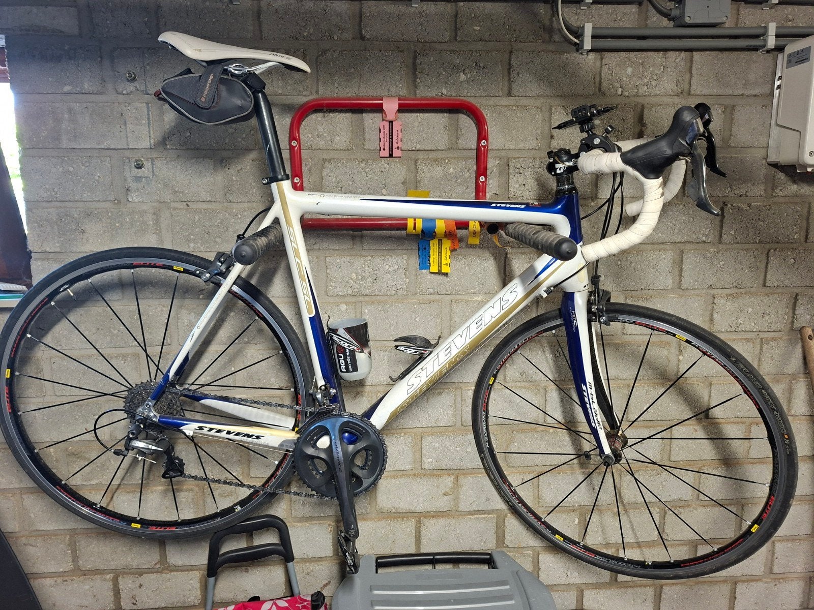 Stevens carbon racefiets met Dura-Ace afmontage, 28 inch, Gebruikt, Carbon, 57 tot 61 cm
