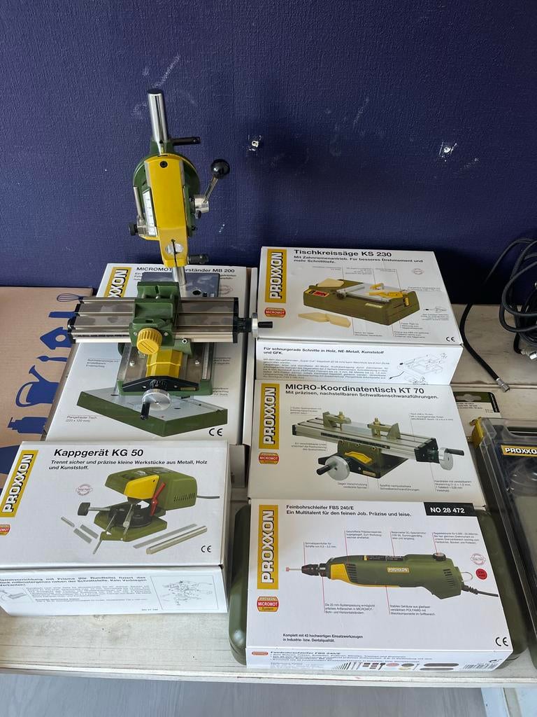 Set Proxxon Modelbouw Gereedschap, Compressor & Airbrush, Ophalen, Zo goed als nieuw, Groter dan 1:32