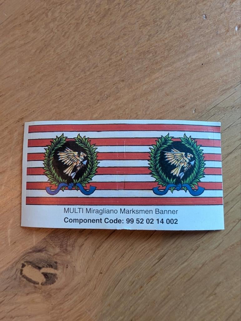 Warhammer Dogs of War banner, Hobby en Vrije tijd, Wargaming, Verzenden, Warhammer