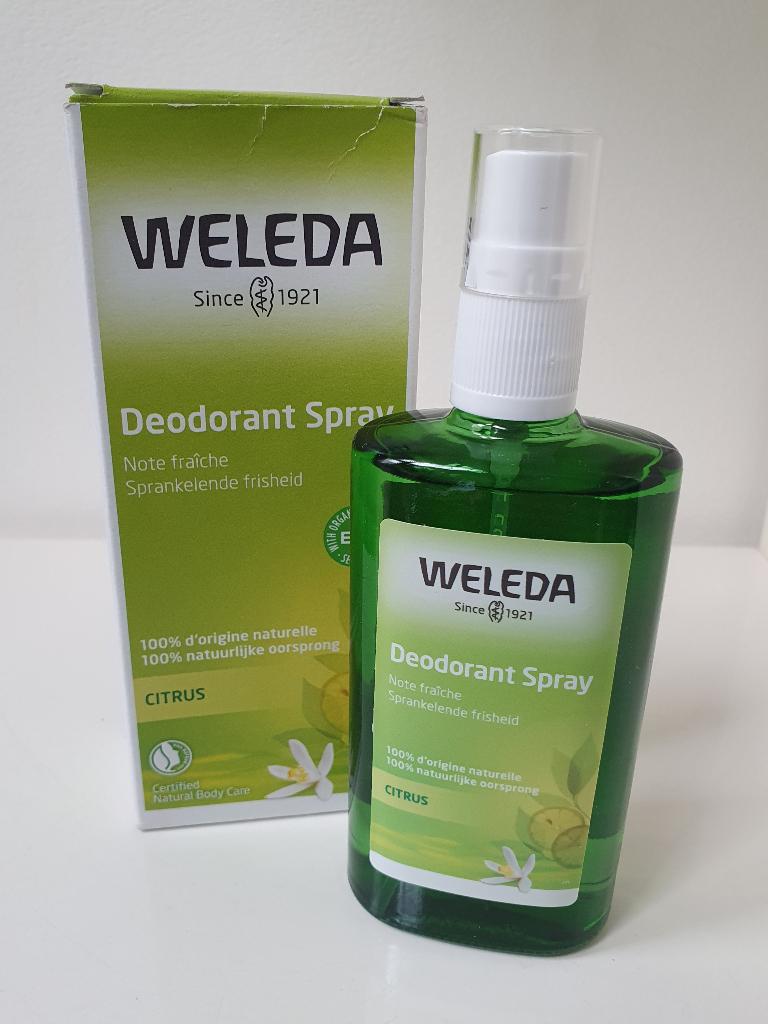 Weleda Citrus Deodorant Spray, nieuw, €10 incl verzenden, Sieraden, Tassen en Uiterlijk, Uiterlijk | Lichaamsverzorging, Verzenden