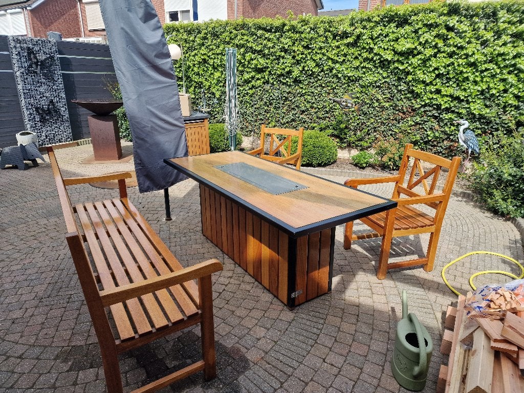 tuinmeubel set, Ophalen, 5 zitplaatsen, Gebruikt, Bank