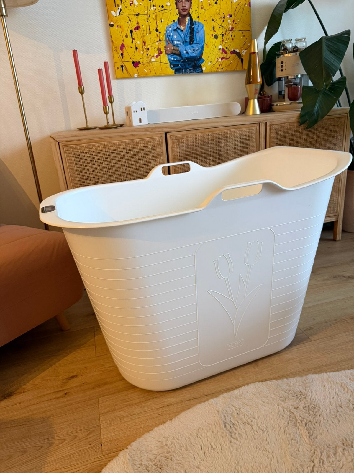 Bathbucket / Zitbad 200 liter, Ophalen, Overige typen, 50 tot 100 cm, Zo goed als nieuw