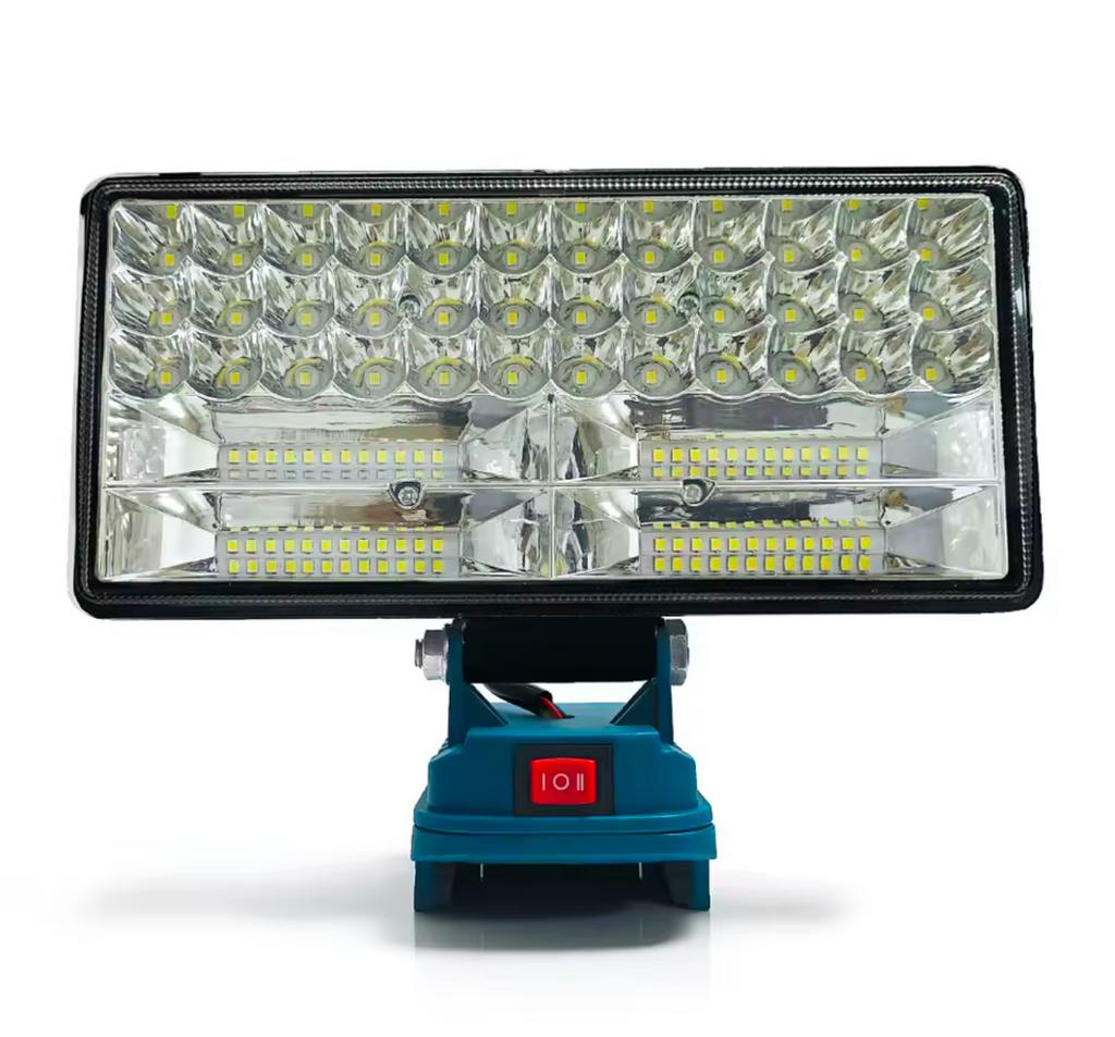 Makita 18V Verstelbare LED Bouwlamp - Portable + 2x USB, Ophalen of Verzenden, Nieuw, Minder dan 50 watt, Lamp