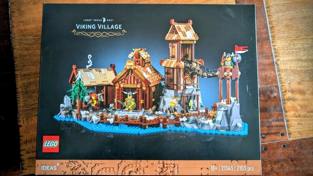 LEGO Ideas 21343 Viking Village - Nieuw en Ongeopend, Inclusief minifiguren, Lego, Nieuw, Ophalen of Verzenden