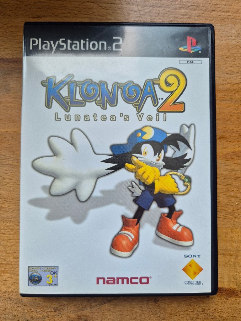 Klonoa 2: Lunstea's Veil - Sony PlayStation 2, 1 speler, Eén computer, Ophalen of Verzenden, Zo goed als nieuw