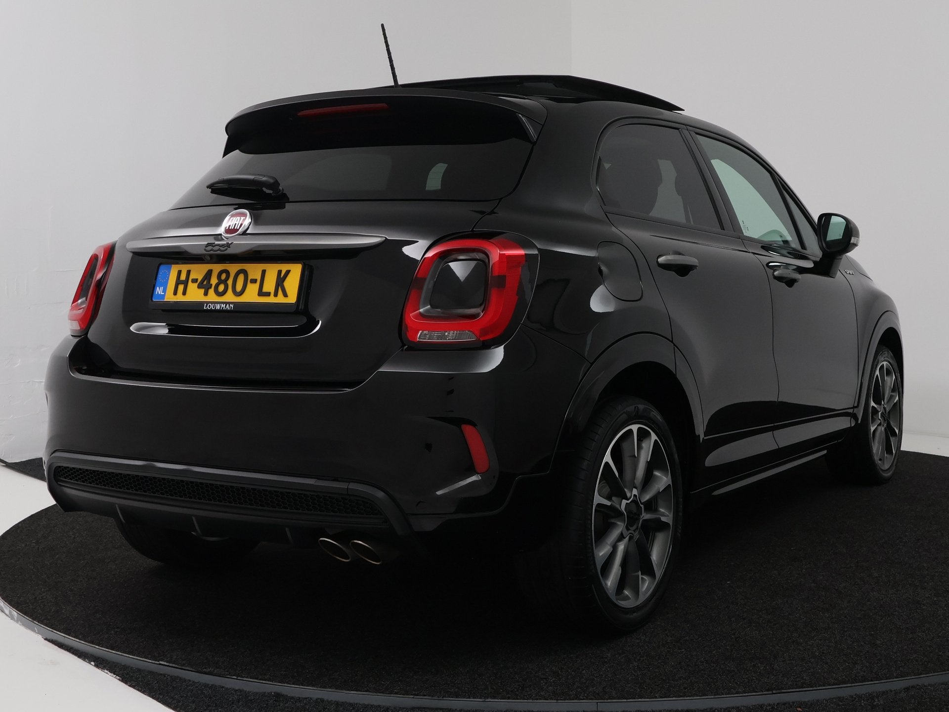 Fiat 500X 1.3 GSE Sport | Panoramadak | Climate Control | Na, Auto's, 12 maanden, Gebruikt, 4 cilinders, Zwart