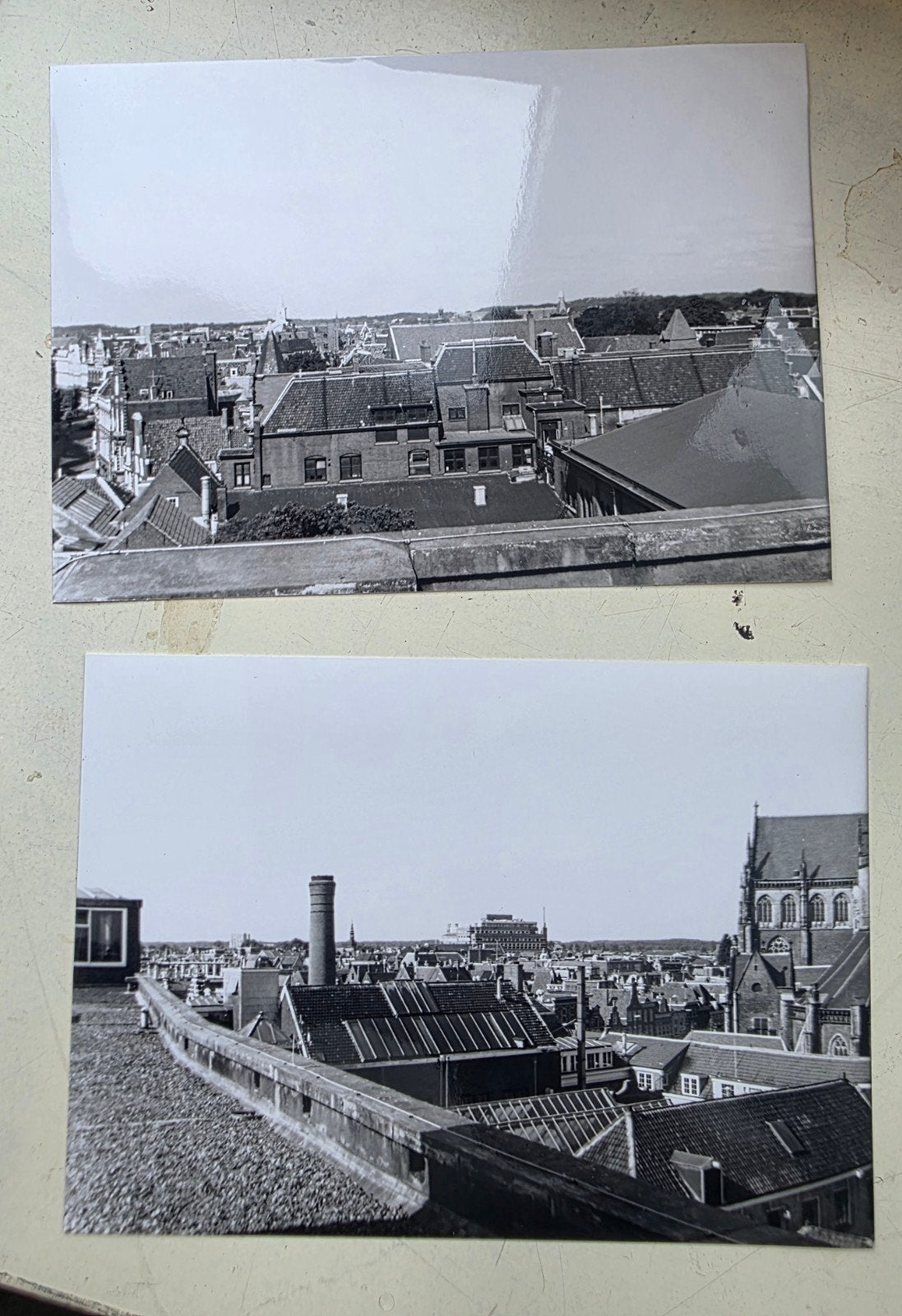 5 oude foto's van  Haarlem 4 met negatieve, Ophalen of Verzenden, Voor 1940, Gebruikt, Overige onderwerpen