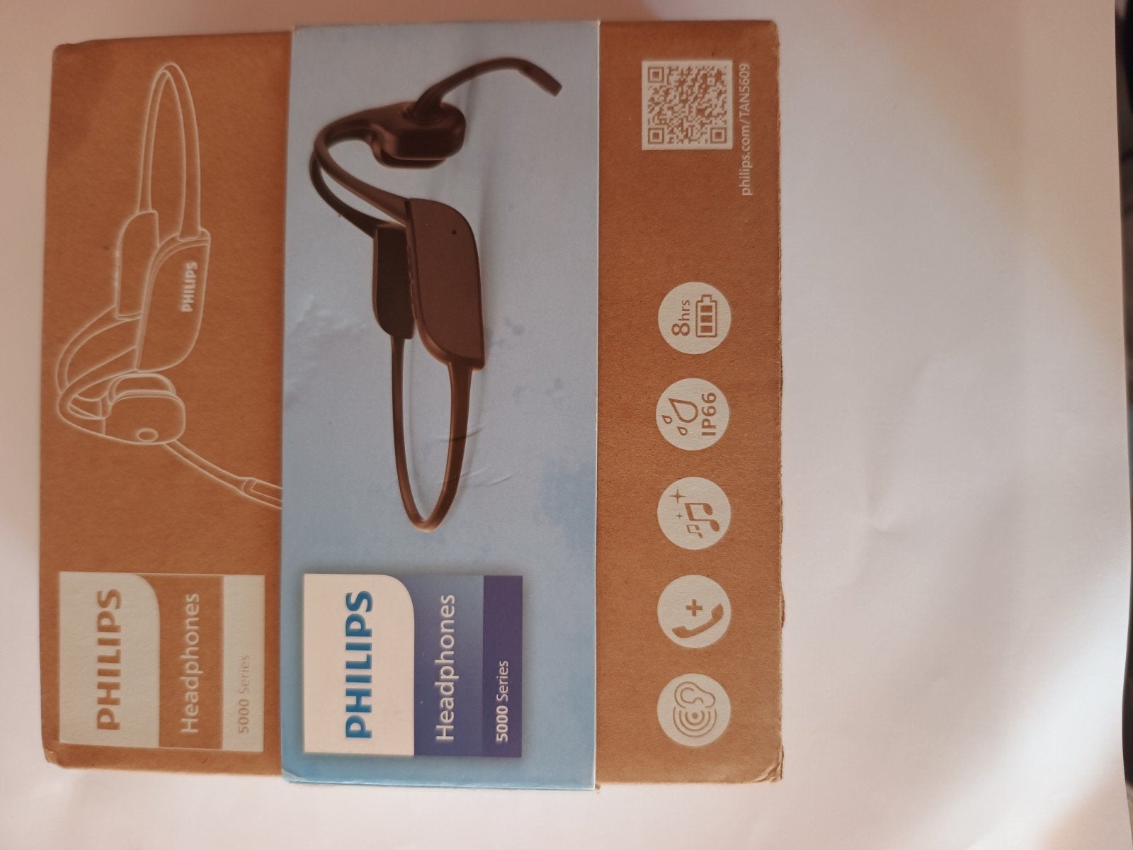 Philips 5000 Series Bone Conduction Koptelefoon Zwart, Audio, Tv en Foto, Koptelefoons, Philips, Bone conduction, Nieuw, Ophalen of Verzenden