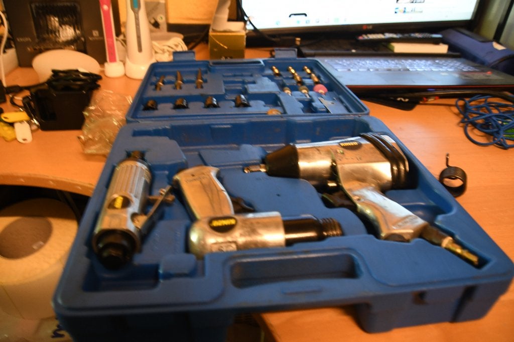 pneumatische gereedschap, Doe-het-zelf en Verbouw, Gereedschap | Handgereedschap, Ophalen, Gebruikt