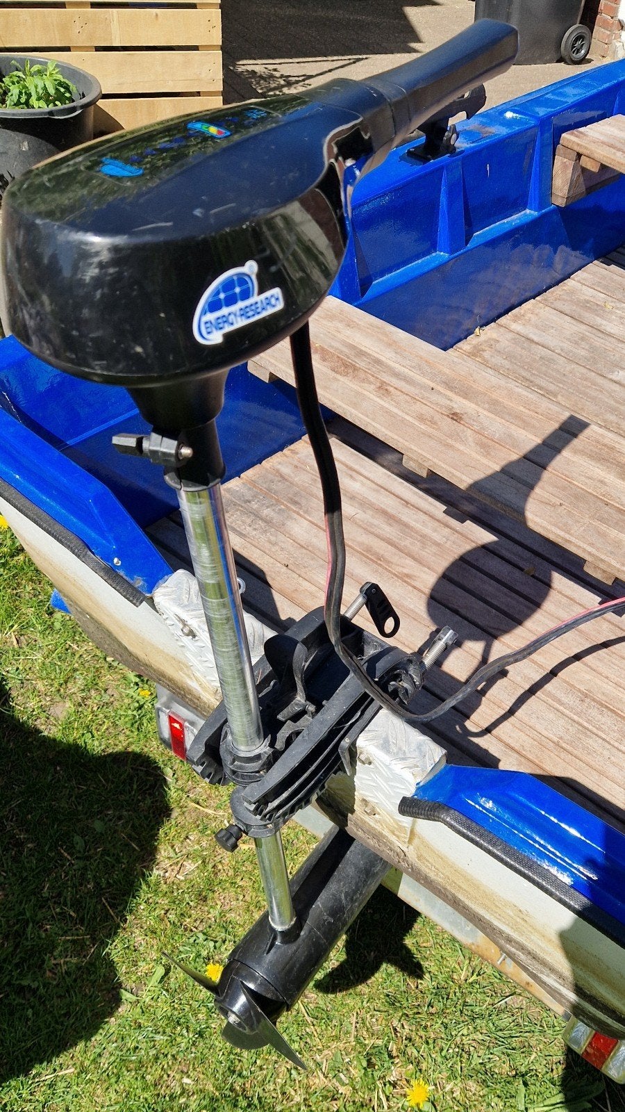 Elektro buitenboordmotor 70lb stuwkracht 12V, Watersport en Boten, Bootonderdelen, Ophalen, Gebruikt, Motor en Techniek, Zeilboot of Motorboot