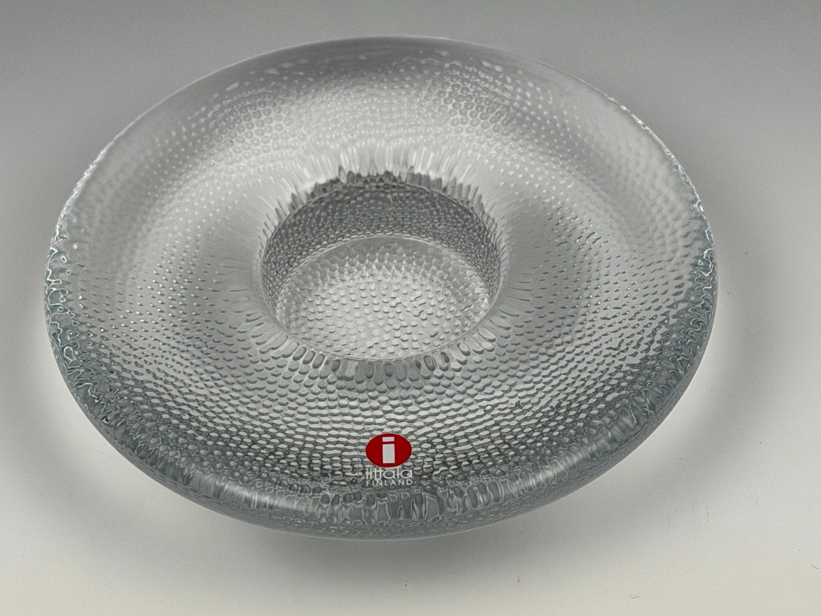 Iittala Nappi Markku Salo 4x Finse glazen waxinelichthouder, Ophalen of Verzenden, Zo goed als nieuw, Rond, Glas