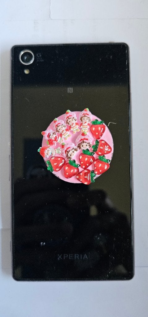 Leuke Strawberry Shortcake Popsocket, Ophalen of Verzenden, Nieuw, Telefoonhanger of Accessoire, Universeel